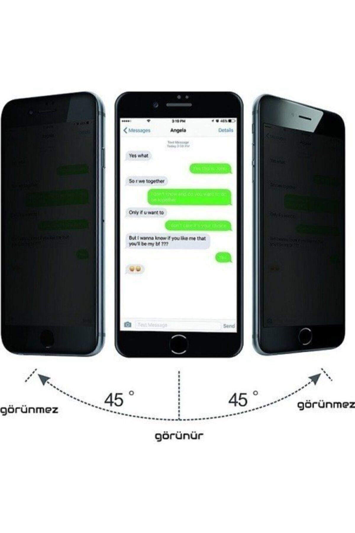 Iphone 7 / 8 / Se 2020 Privacy Gizli Hayalet 5d Nano Esnek Kırılm