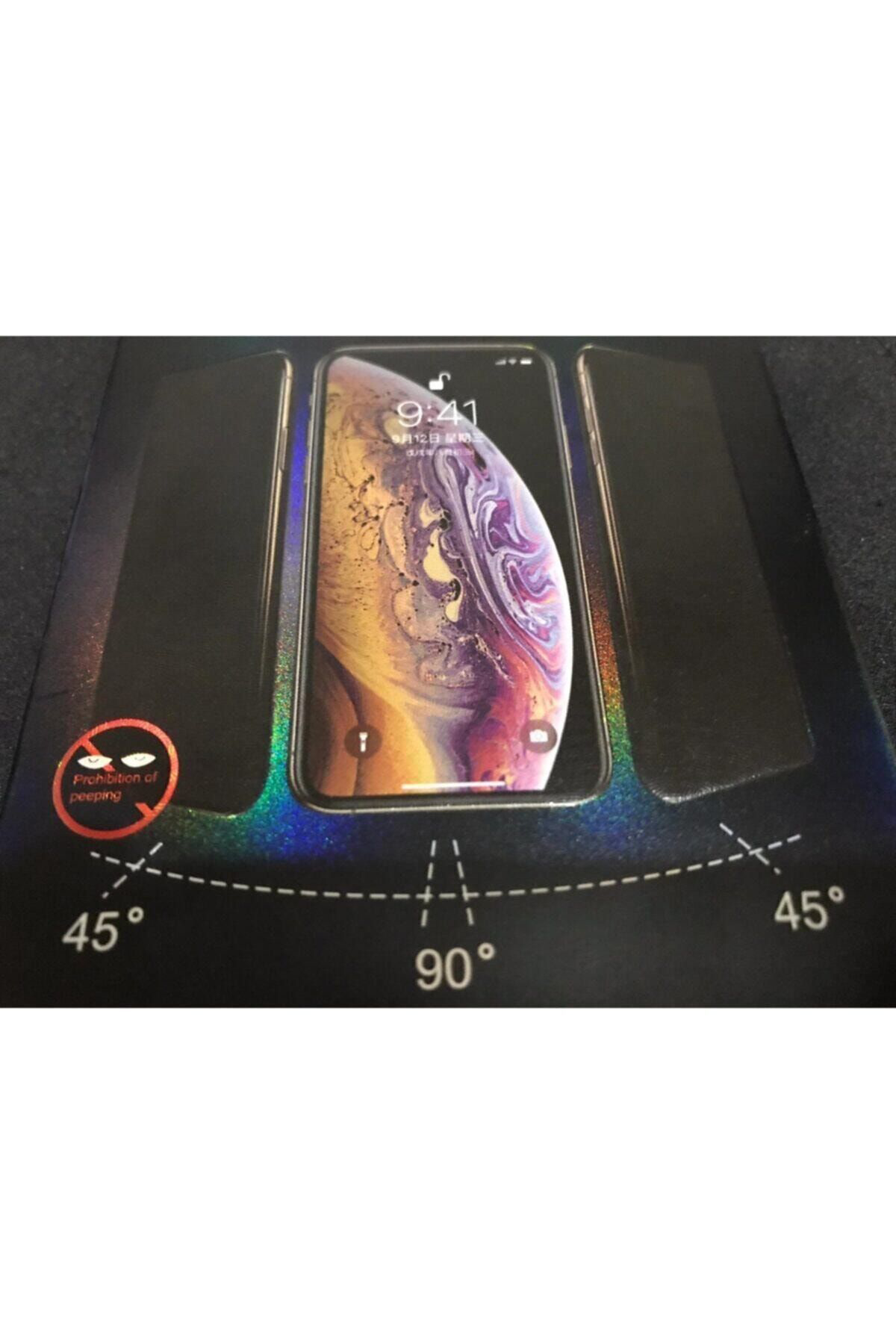 Iphone 7 Hayalet Ekran Koruyucu Film Cam Siyah
