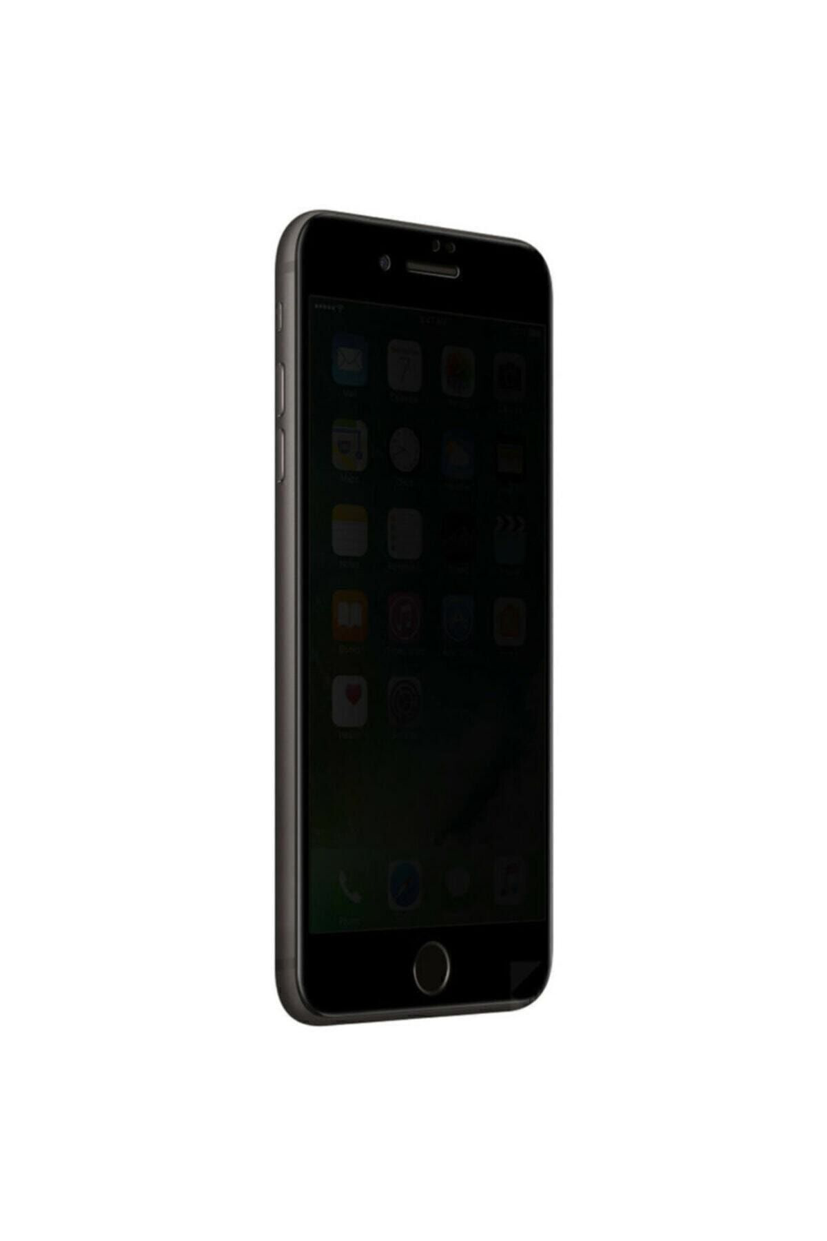 Iphone 7 Plus / 8 Plus Kavisli Gizlilik Filtreli Hayalet Ekran Ko