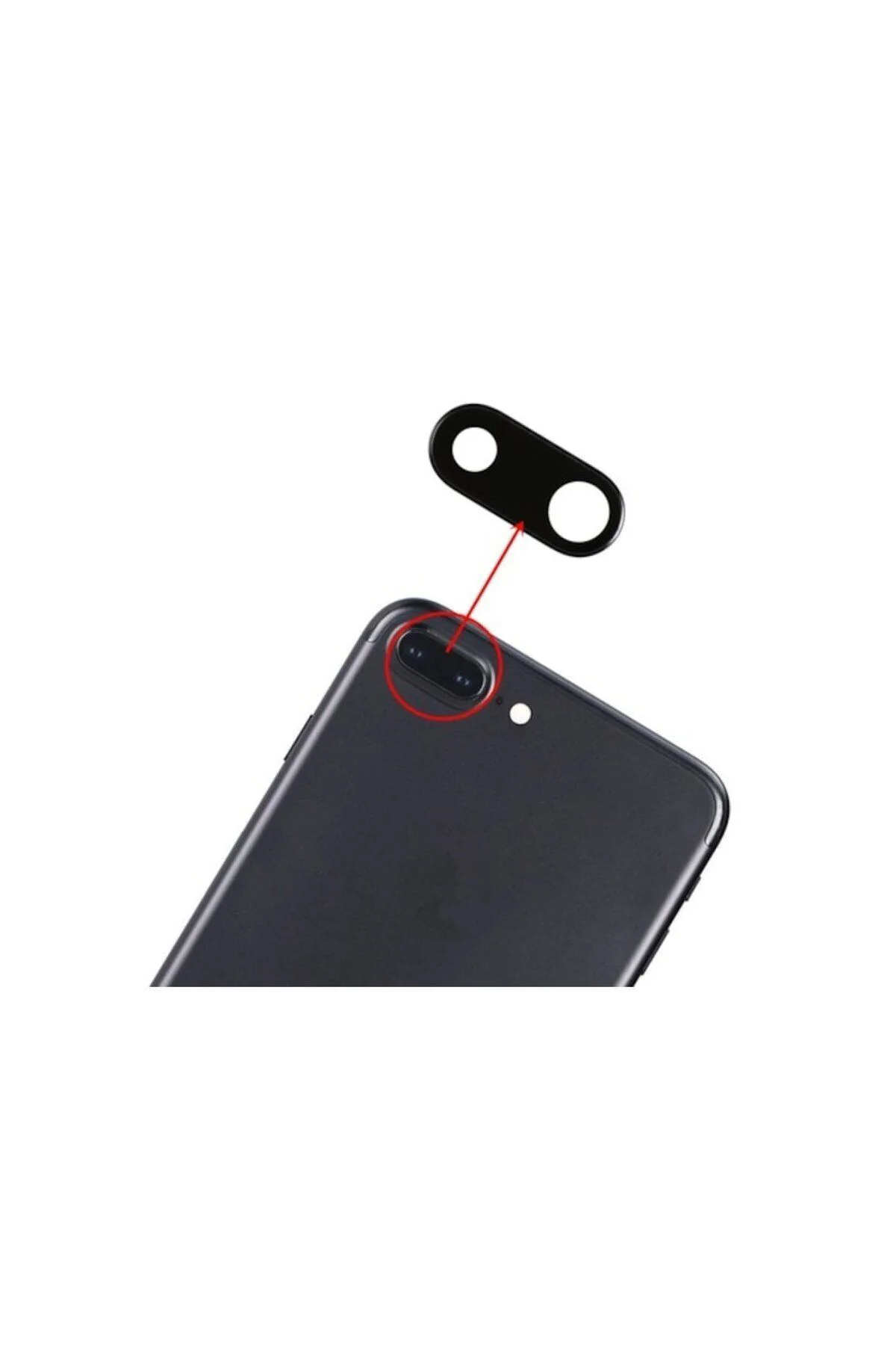 İphone 7 Plus Kamera Camı Çok Renkli