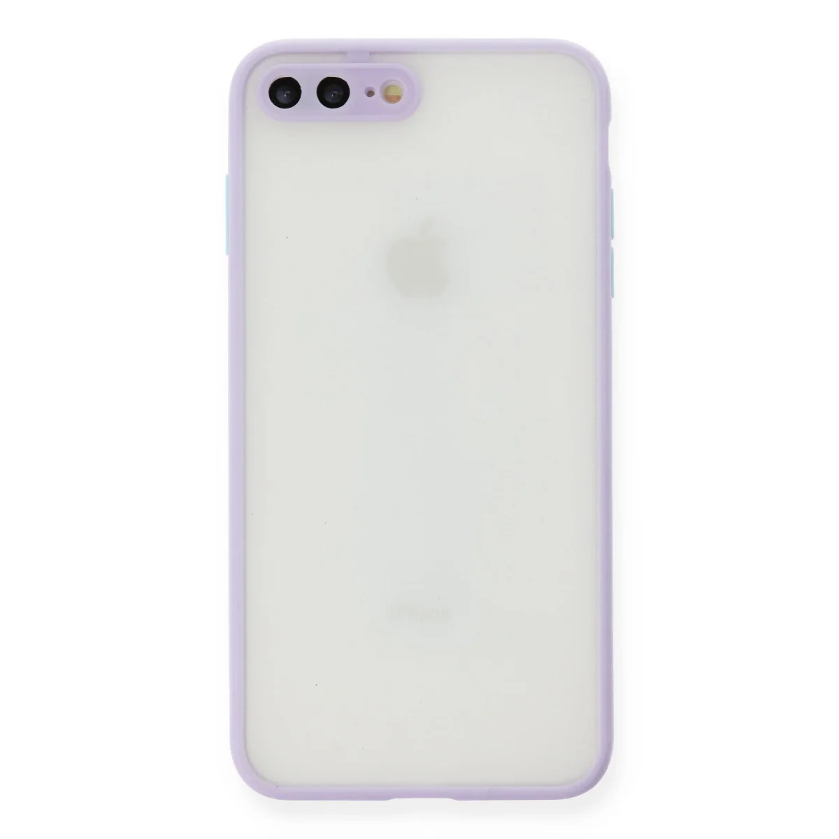iPhone 7 Plus Montreal Silikon Kılıf - Mor - Kamera Korumalı ve Darbe Emici
