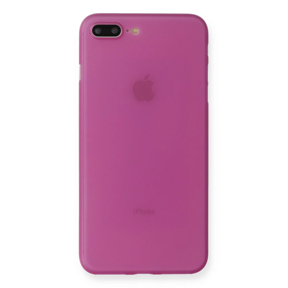 iPhone 7 Plus PP Ultra İnce Kapak - Pembe (Estetik ve Güvenli Koruma)