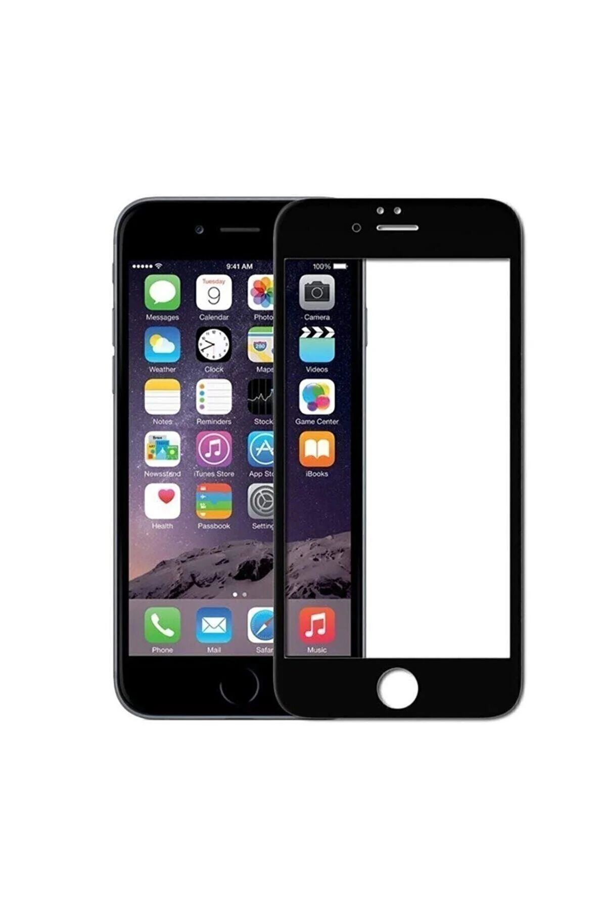 Just Cheap Store İphone 7 Plus Uyumlu 9D Tam Kaplayan Parmak İzi Birakmayan Ekran 