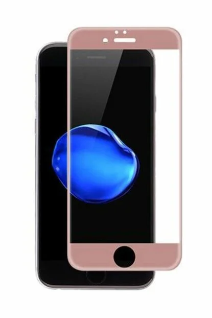 iPhone 7 Plus/8 Plus Kavisli 4D Cam Ekran Koruyucu Rose Gold iPhone 7 Plus/8 Plus Kavisli 4D Cam Ekran Koruyucu Rose Gold