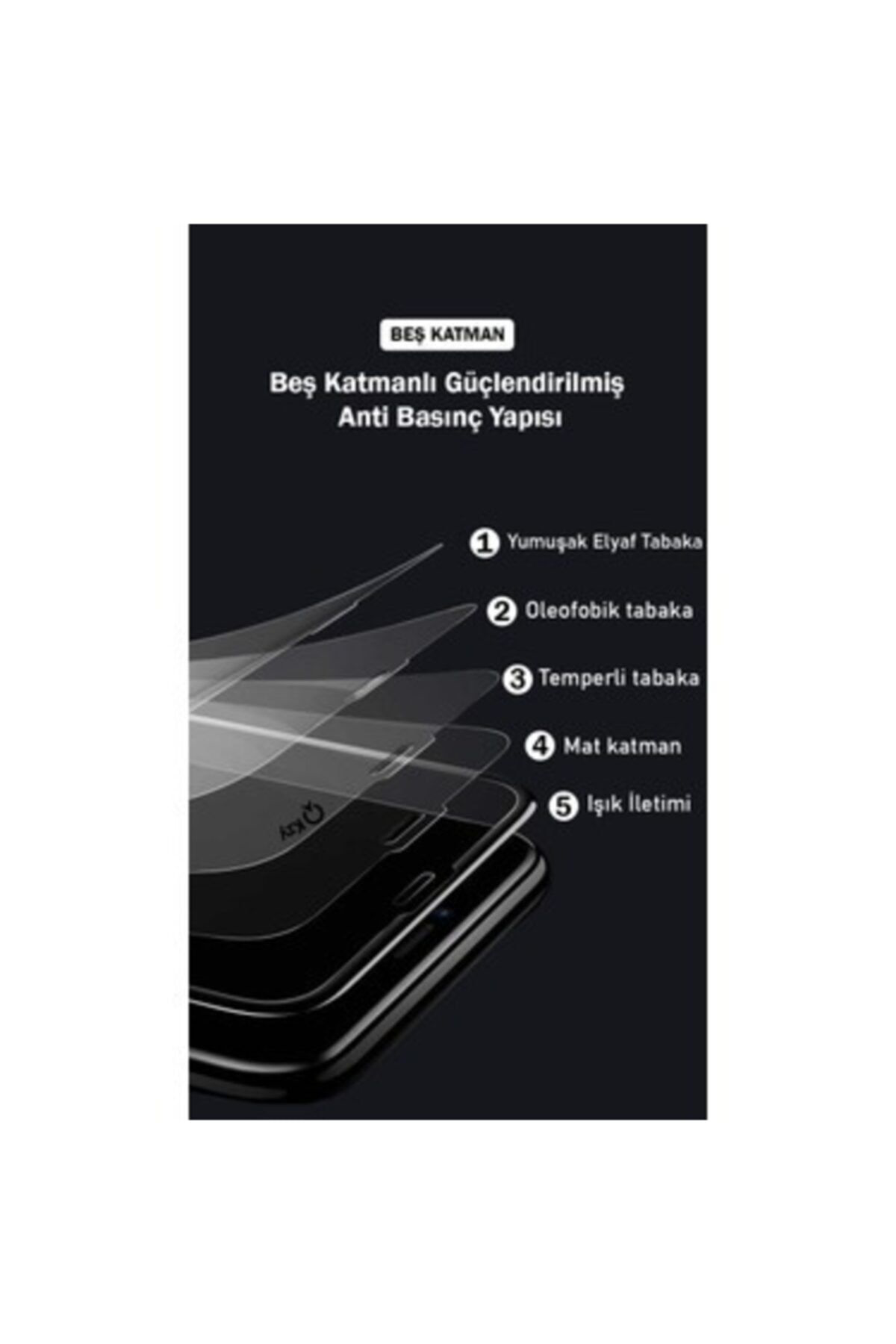 Iphone 8 Beyaz Seramik Mat Kırılmaz Ekran Koruyucu Tam Kaplar