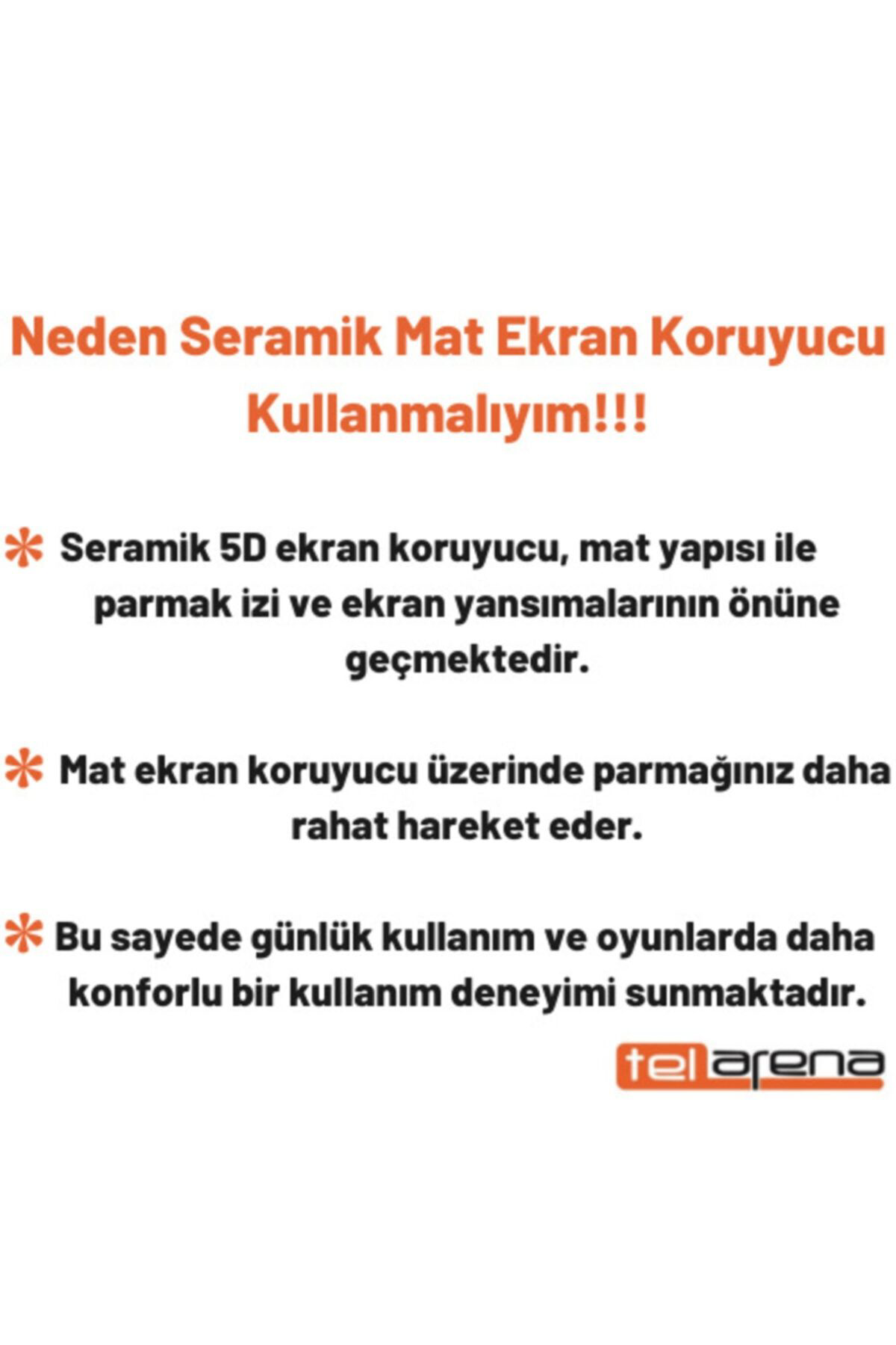 Iphone 8 Beyaz Seramik Mat Kırılmaz Ekran Koruyucu Tam Kaplar