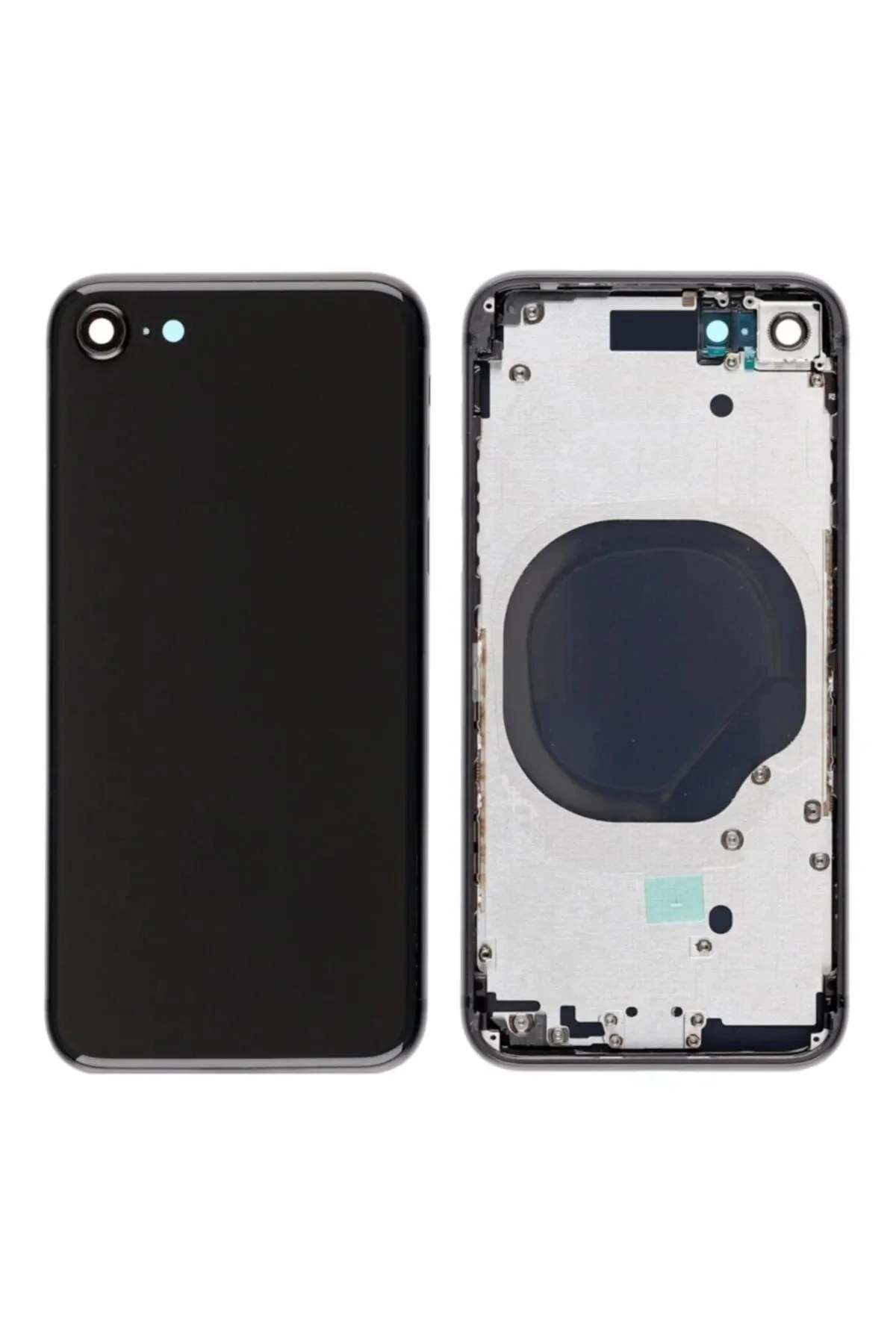 Iphone 8 Boş Kasa Kapak 8g Siyah Uyumlu Iphone 8 Boş Kasa Kapak 8g Siyah Uyumlu