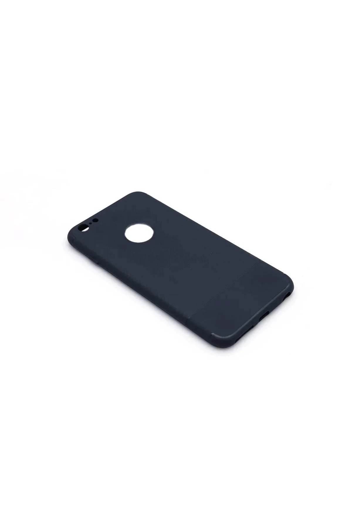iPhone 8 Business Şeritli Silikon Kılıf Lacivert