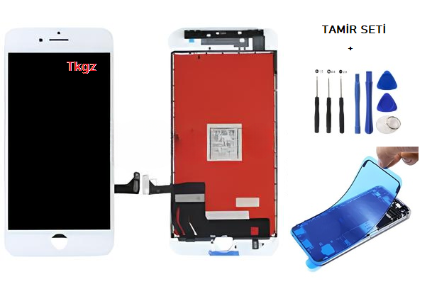 iPhone 8 Lcd Ekran Dokunmatik Orijinal Kalite + TAMİR SETİ + TOZ iPhone 8 Lcd Ekran Dokunmatik Orijinal Kalite + TAMİR SETİ + TOZ