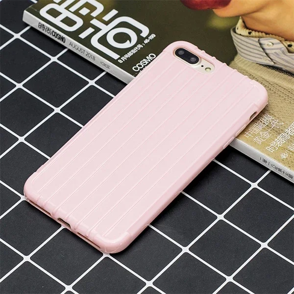 iPhone 8 Plus / 7 Plus Ince Silikon Kılıf Darbeye Dayanıklı Antishok