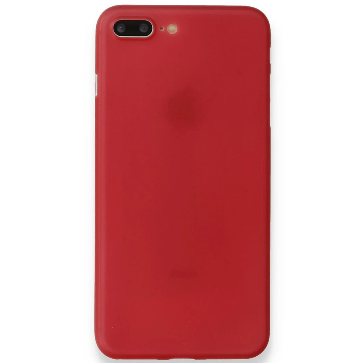 iPhone 8 Plus Ultra İnce Kırmızı PP Kılıf - Güvenli Koruma ve Estetik Görünüm