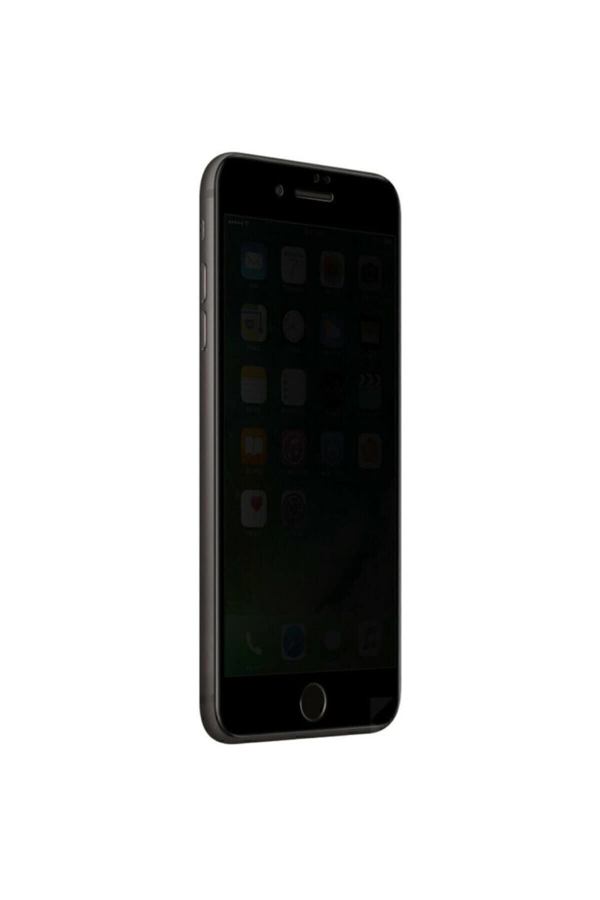 Iphone 8 Seramik Hayalet Ekran Koruyucu Siyah