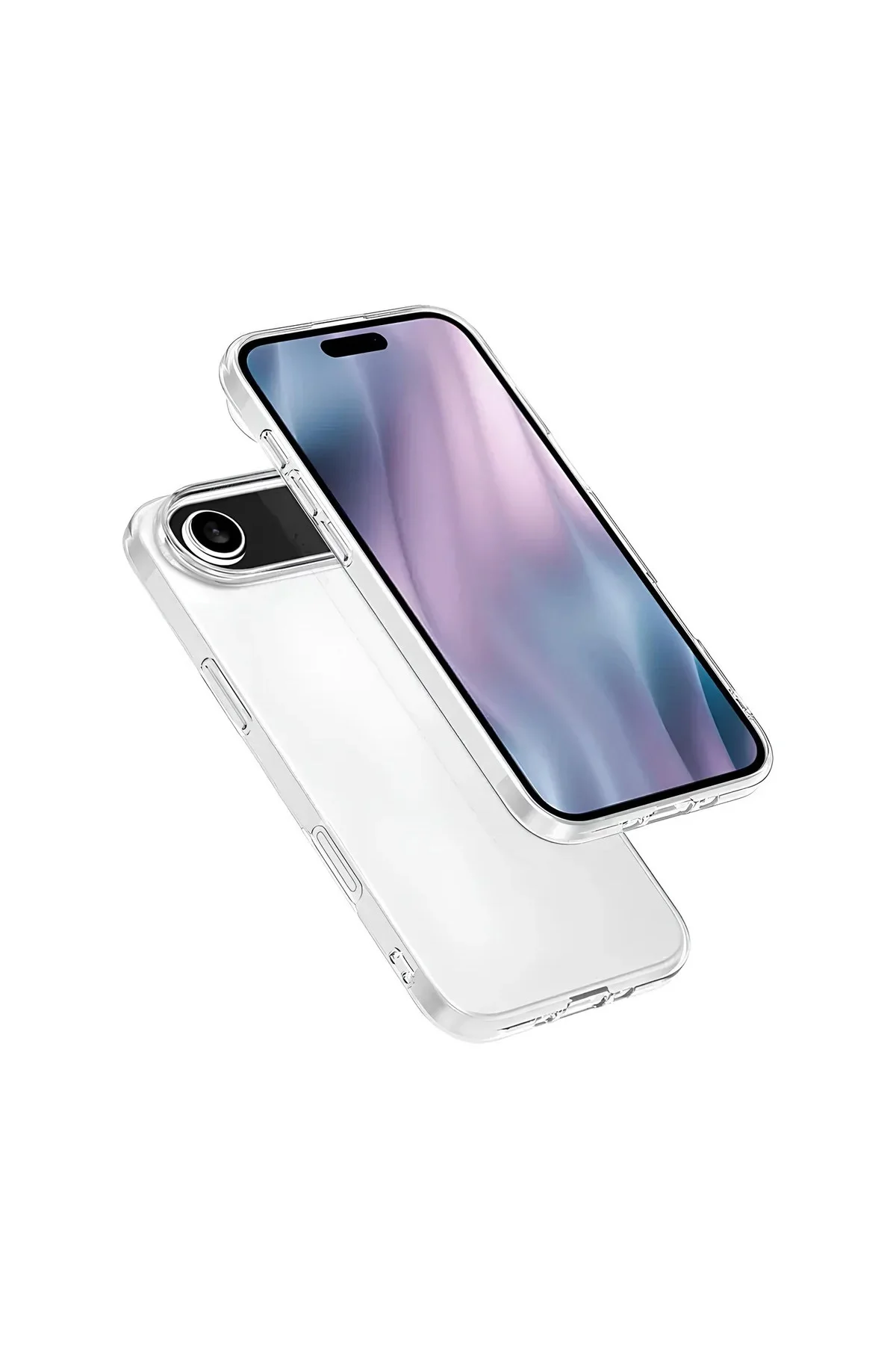 iPhone Air Şeffaf Mika Sararmaz Sert Kılıf