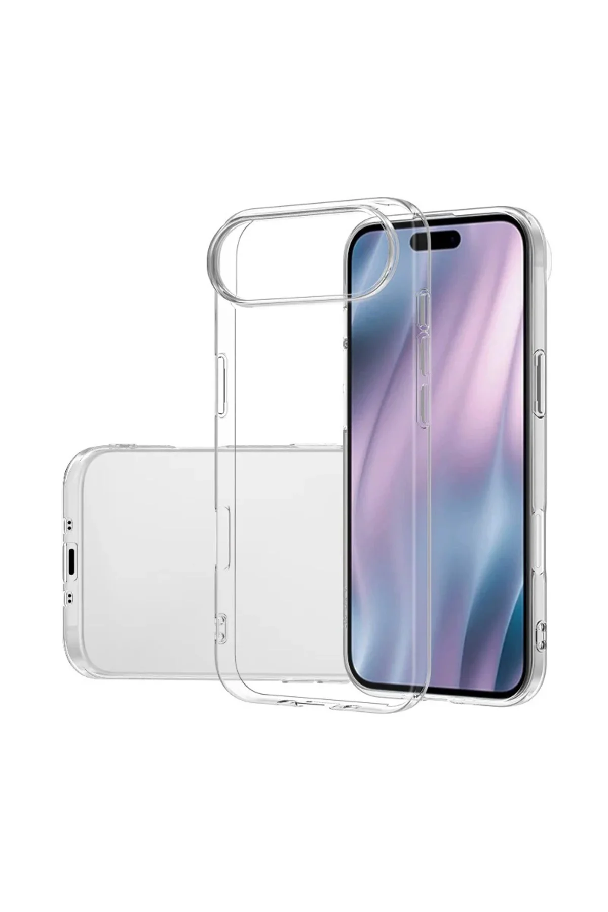 iPhone Air Şeffaf Mika Sararmaz Sert Kılıf