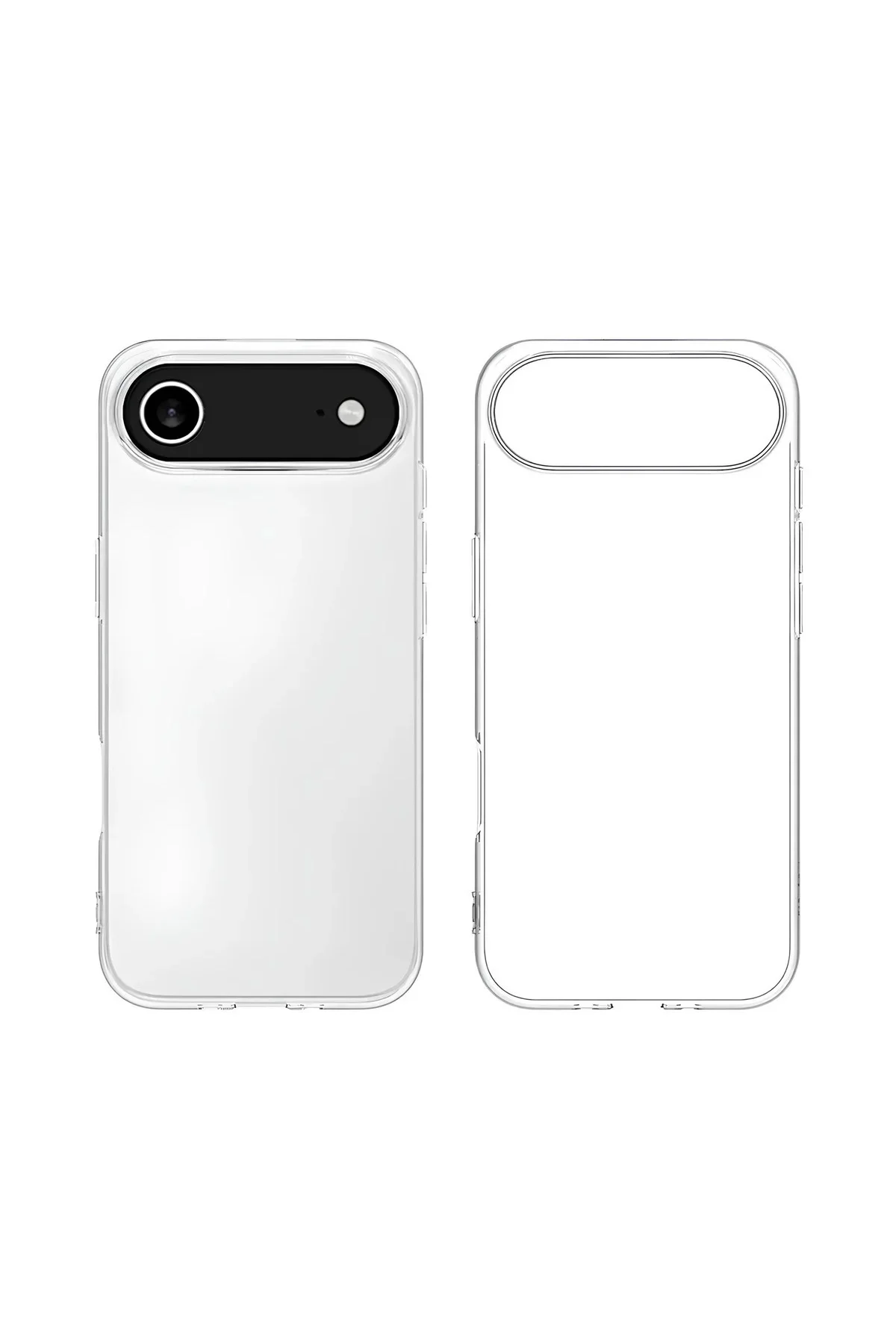 iPhone Air Şeffaf Mika Sararmaz Sert Kılıf