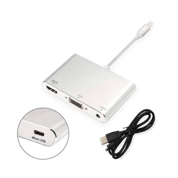 İPhone İPad P32 Hdmi Vga Av Audio Dönüştürücü Adaptör-1852 İPhone İPad P32 Hdmi Vga Av Audio Dönüştürücü Adaptör-1852