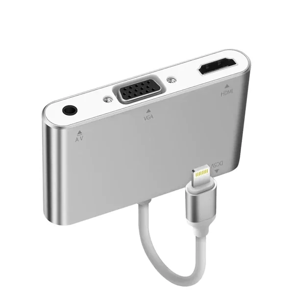 İPhone İPad P32 Hdmi Vga Av Audio Dönüştürücü Adaptör-1852 İPhone İPad P32 Hdmi Vga Av Audio Dönüştürücü Adaptör-1852