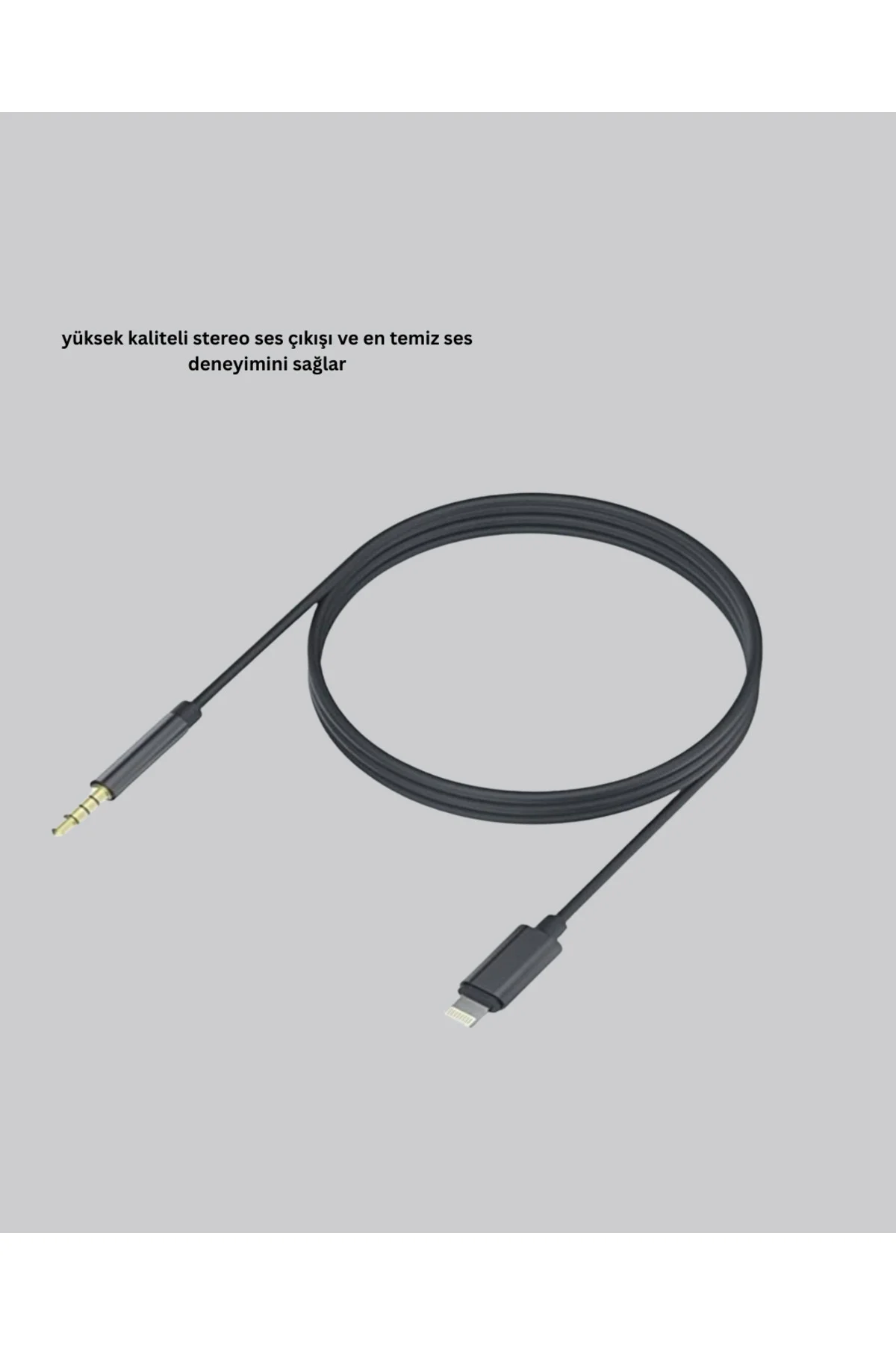 Iphone Lightning 3.5Mm Aux Çevirici Kablo Jh-023 Stereo Ses Aktarıcı
