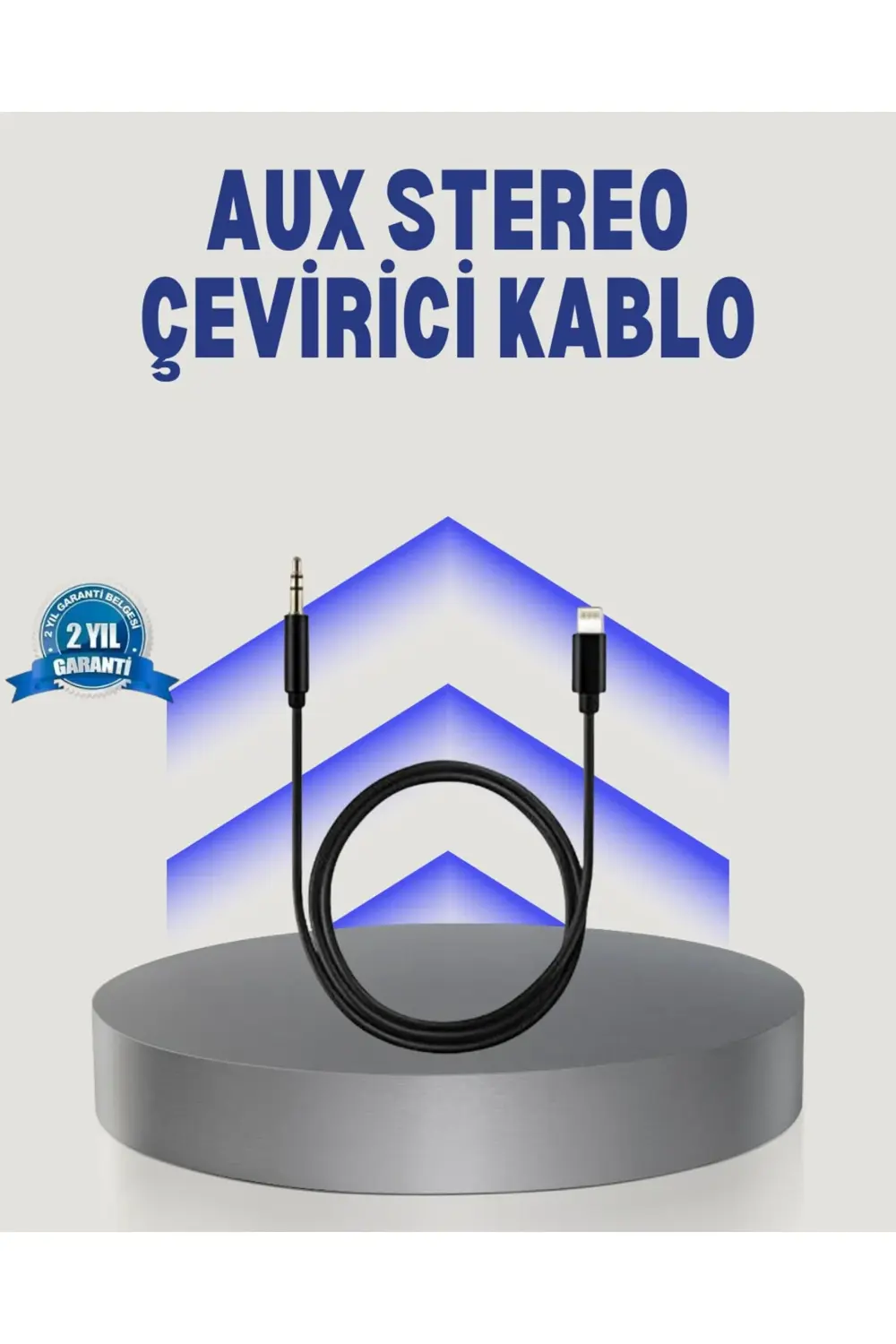 iPhone Lightning 3.5mm Aux Çevirici Kablo JH-023 Stereo Ses Aktar