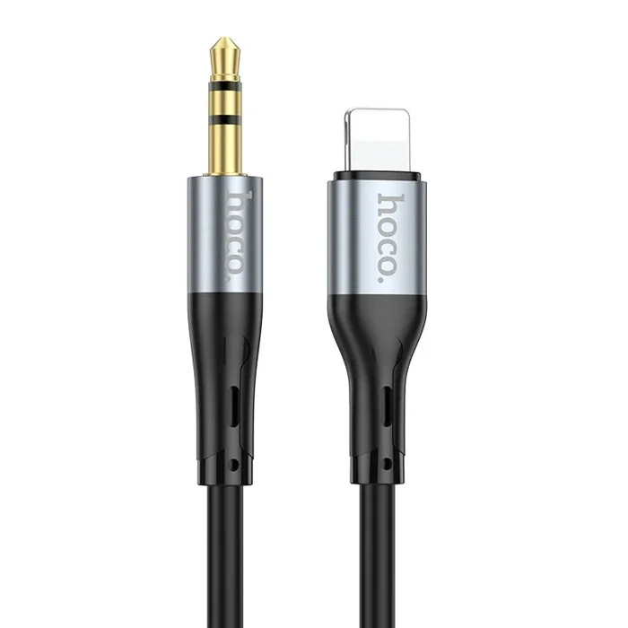 iPhone Lightning to 3.5mm AUX Ses Aktarım Kablosu - 1m Uzunluk, 24g Hafif, Silikon Tasarım
