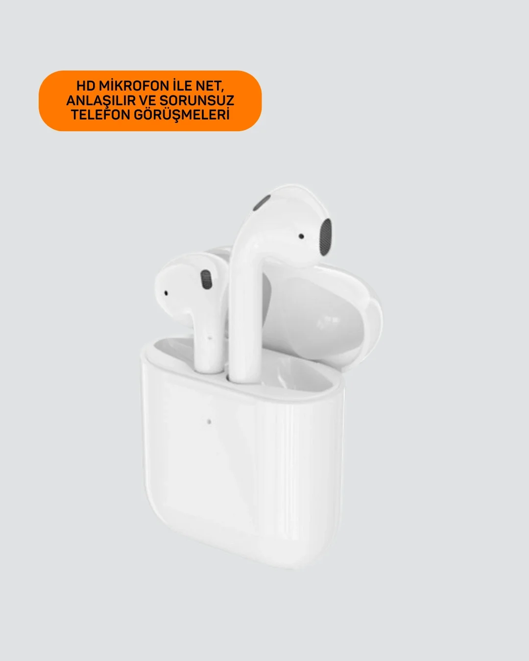 iPhone Modelleriyle Uyumlu Bluetooth Kulaklık Gürültü Önleme Özellikli