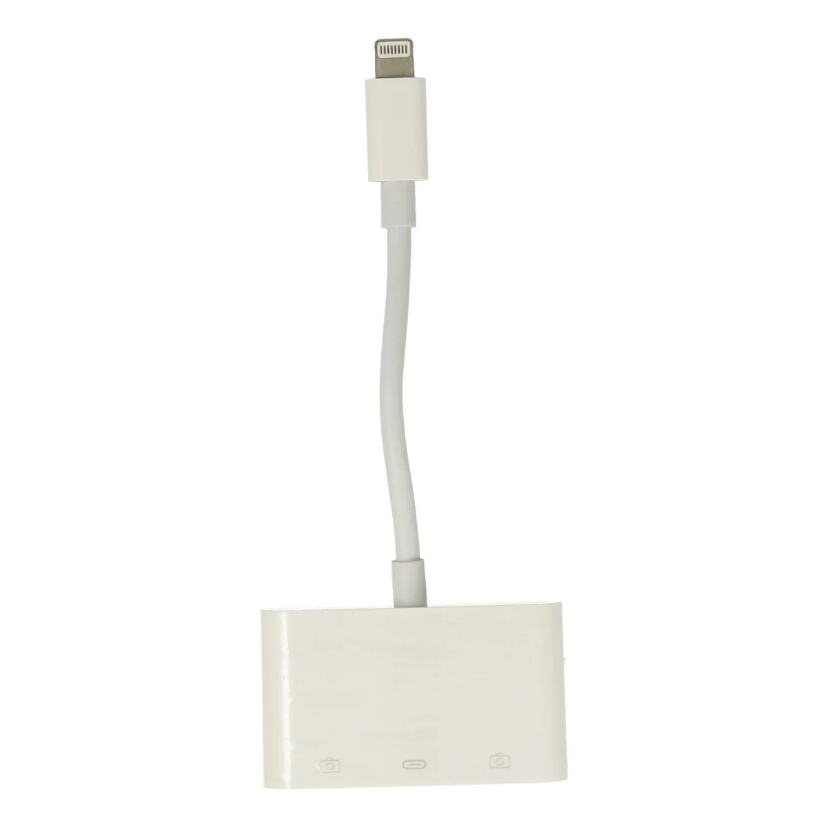 iPhone OTG 3in1 Beyaz Çoklu Dönüştürücü - APR23