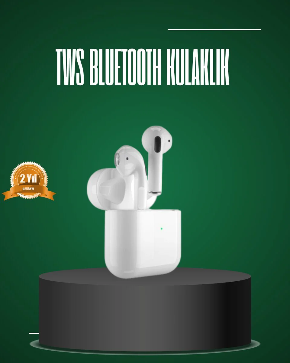 iPhone Pro ve Pro Max Uyumlu TWS Bluetooth Kulaklık Gürültü Engelleyici