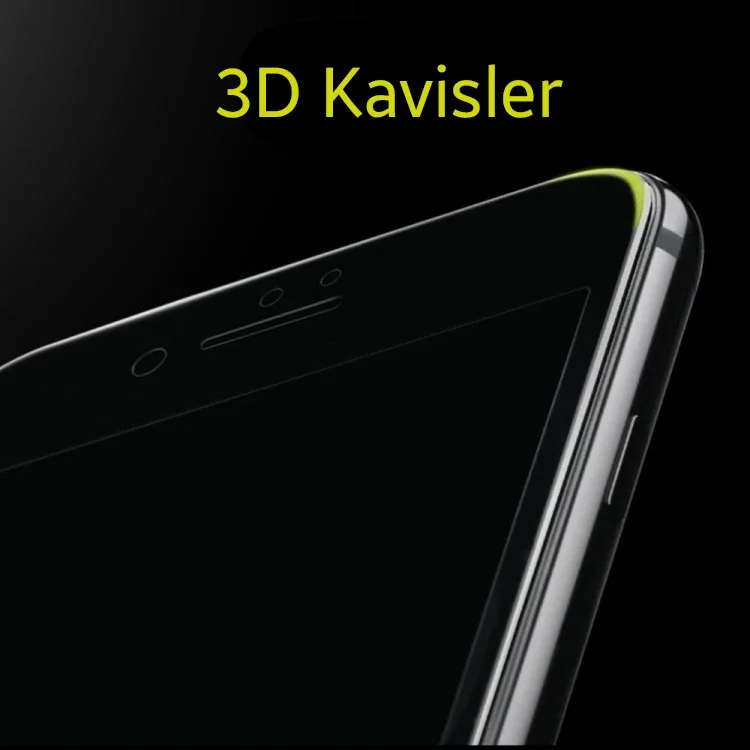 iPhone SE3 SE2 iPhone 8-7 3D Full Privacy Kırılmaz Cam Ekran Koruyucu - Gizlilik ve Dayanıklılık