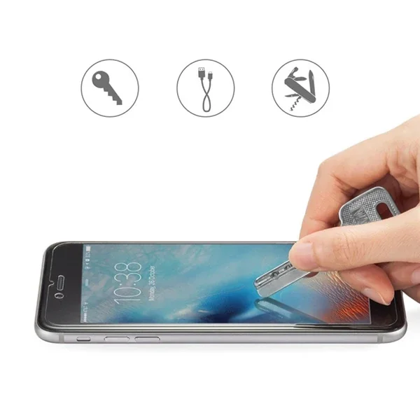 iPhone SE3-SE2 ve iPhone 8-7 Kırılmaz Cam Ekran Koruyucu - 9H Sertlik, Anti Çizilme ve Anti Parmak İzi