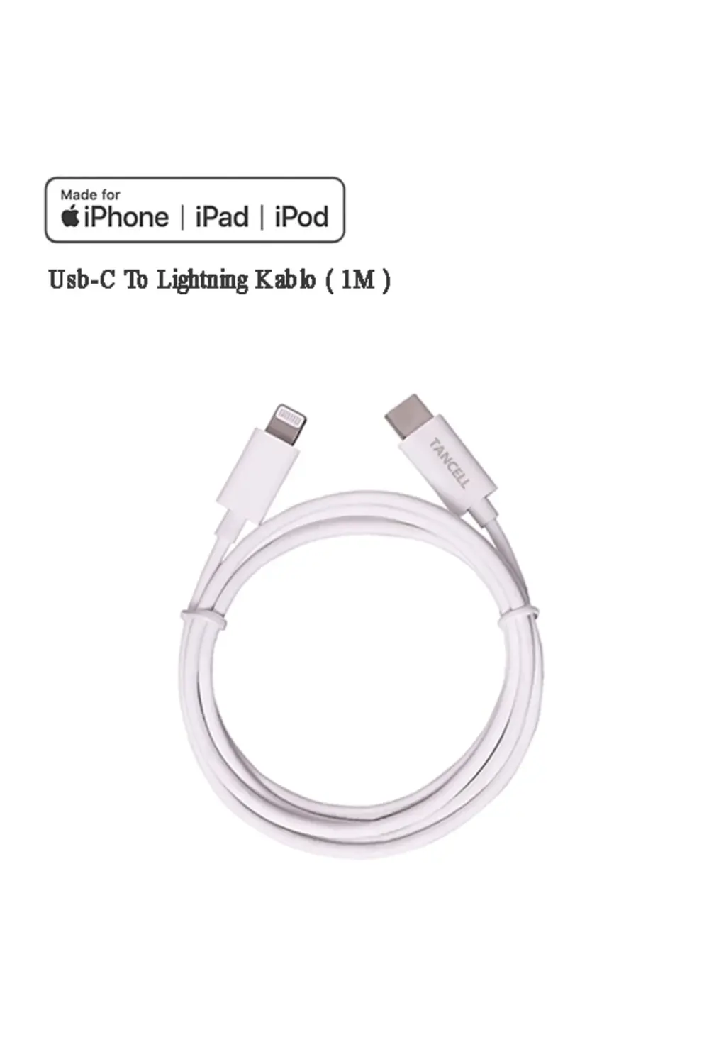 Iphone Type-c Lightning Şarj Kablosu Orjinal Mfi Lisanslı Data Ka