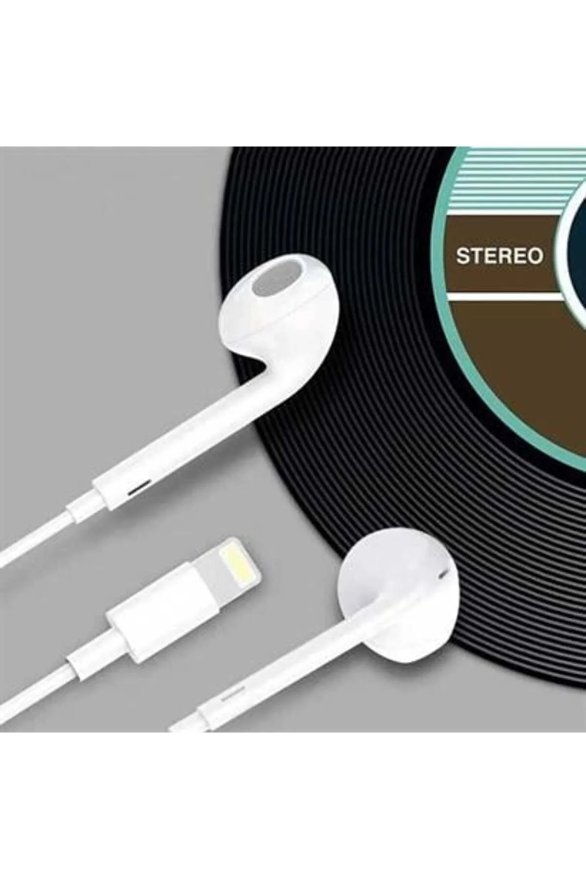 İphone Ucu Çıkışlı Pop Up Kulakiçi Yumuşak Kontrol Tuşlu Kulaklık