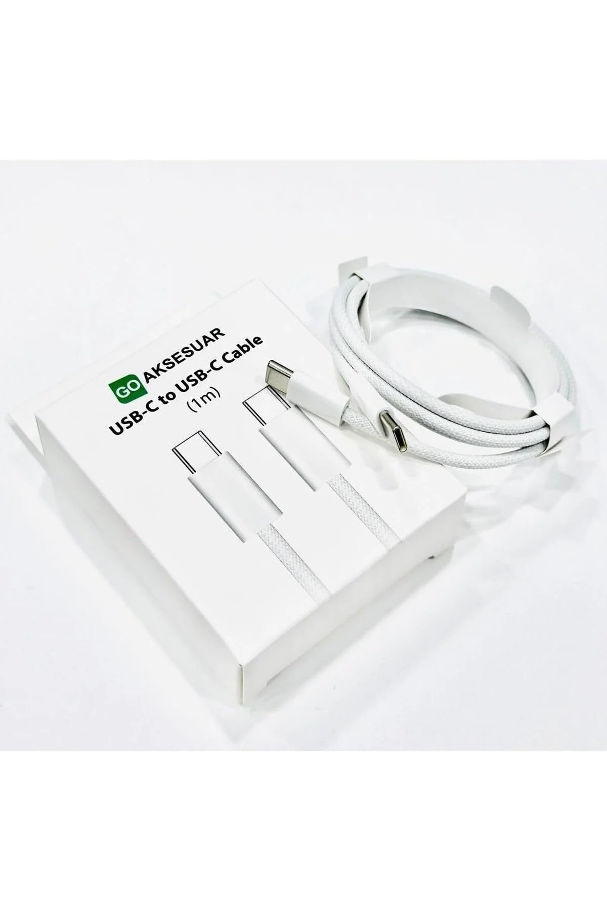 Iphone USB-C To USB-C 20w 1 Metre Hızlı Şarj Kopmaz Örgü Kablo Iphone 15-15promax-16-