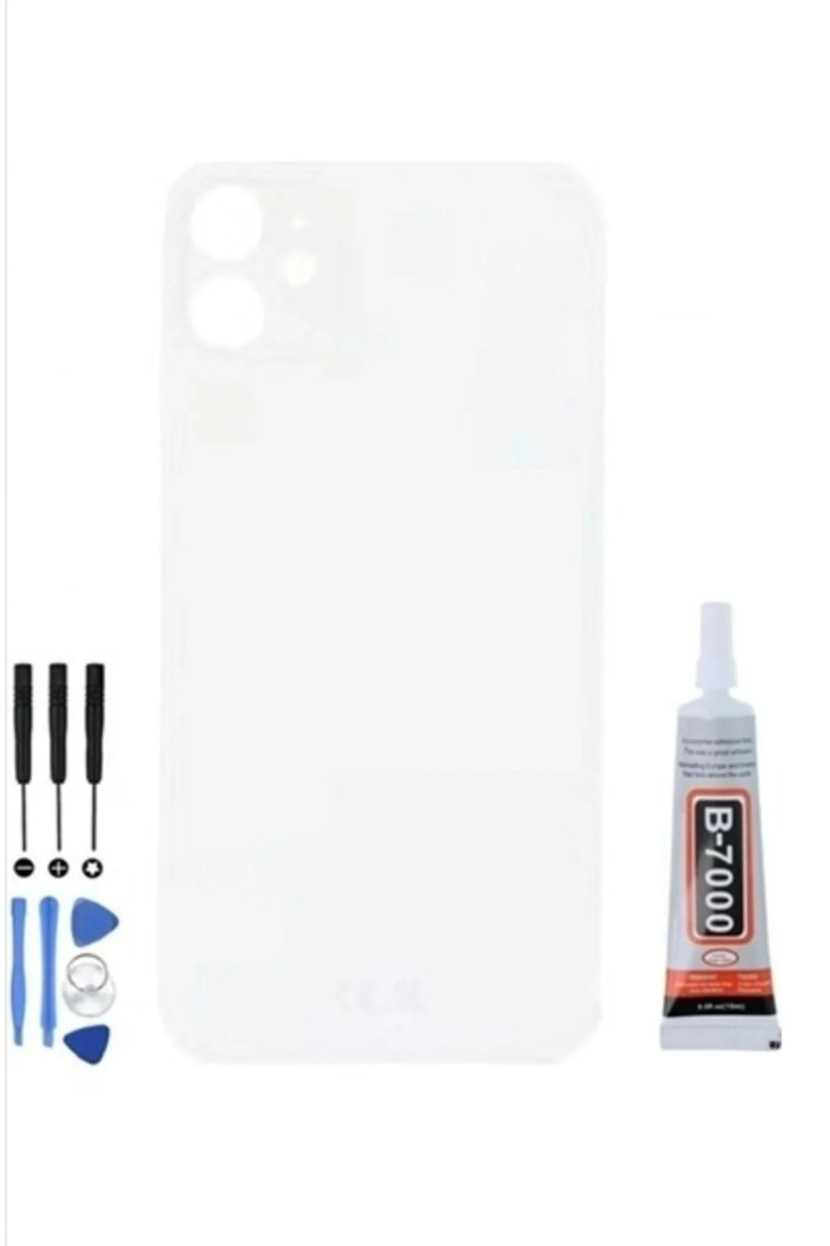 iPhone Uyumlu 11 Arka Cam Batarya Pil Kapağı + Yapıştırıcı + Tami
