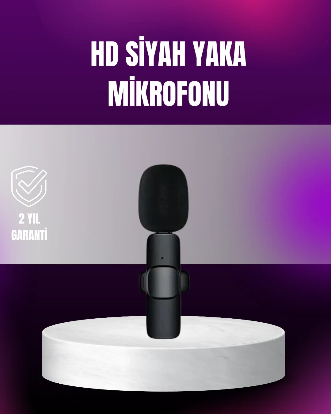 iPhone Uyumlu Çift Mikrofonlu Kablosuz Yaka Seti Profesyonel Ses Fiyatı, Yorumları ve Özellikleri