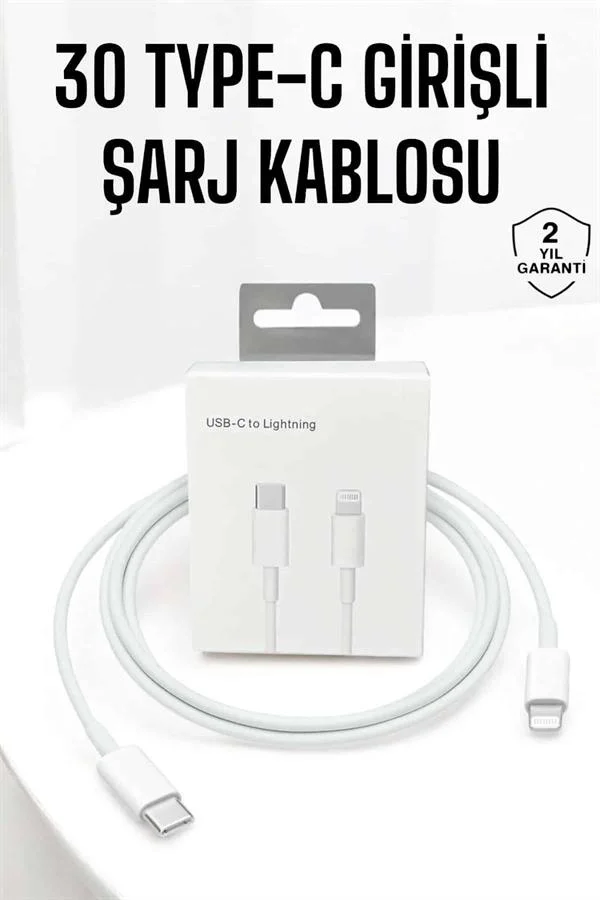 Iphone Uyumlu İOS Uyumlu Lightning Hızlı Şarj Tye C Lightning Şarj Kablosu Fiyatı, Yorumları ve Özellikleri