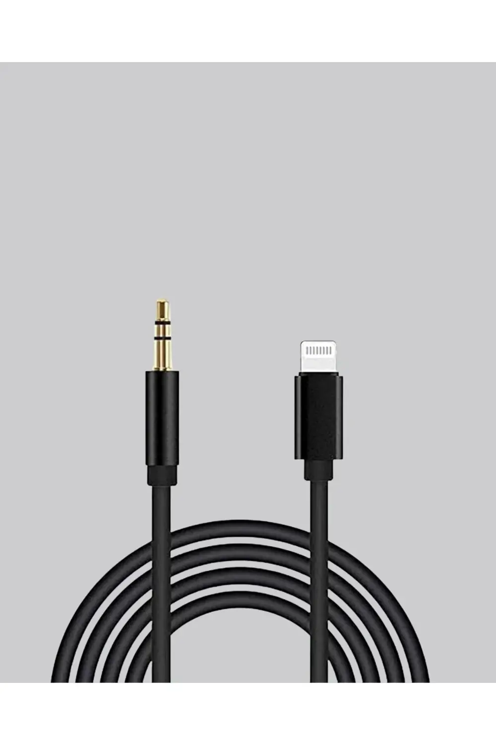 iPhone Uyumlu Lightning – 3.5mm Aux Adaptör Kablo Stereo Ses Akta