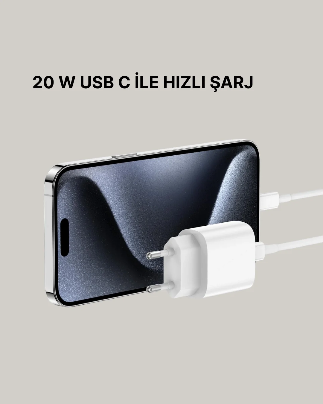 iPhone ve iPad Uyumlu 20W Güvenli USB-C Hızlı Şarj Adaptörü Fiyatı, Yorumları ve Özellikleri