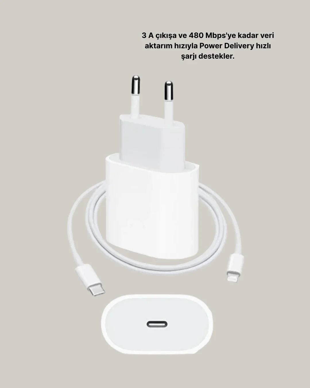 iPhone ve iPad Uyumlu 20W Güvenli USB-C Hızlı Şarj Adaptörü Fiyatı, Yorumları ve Özellikleri