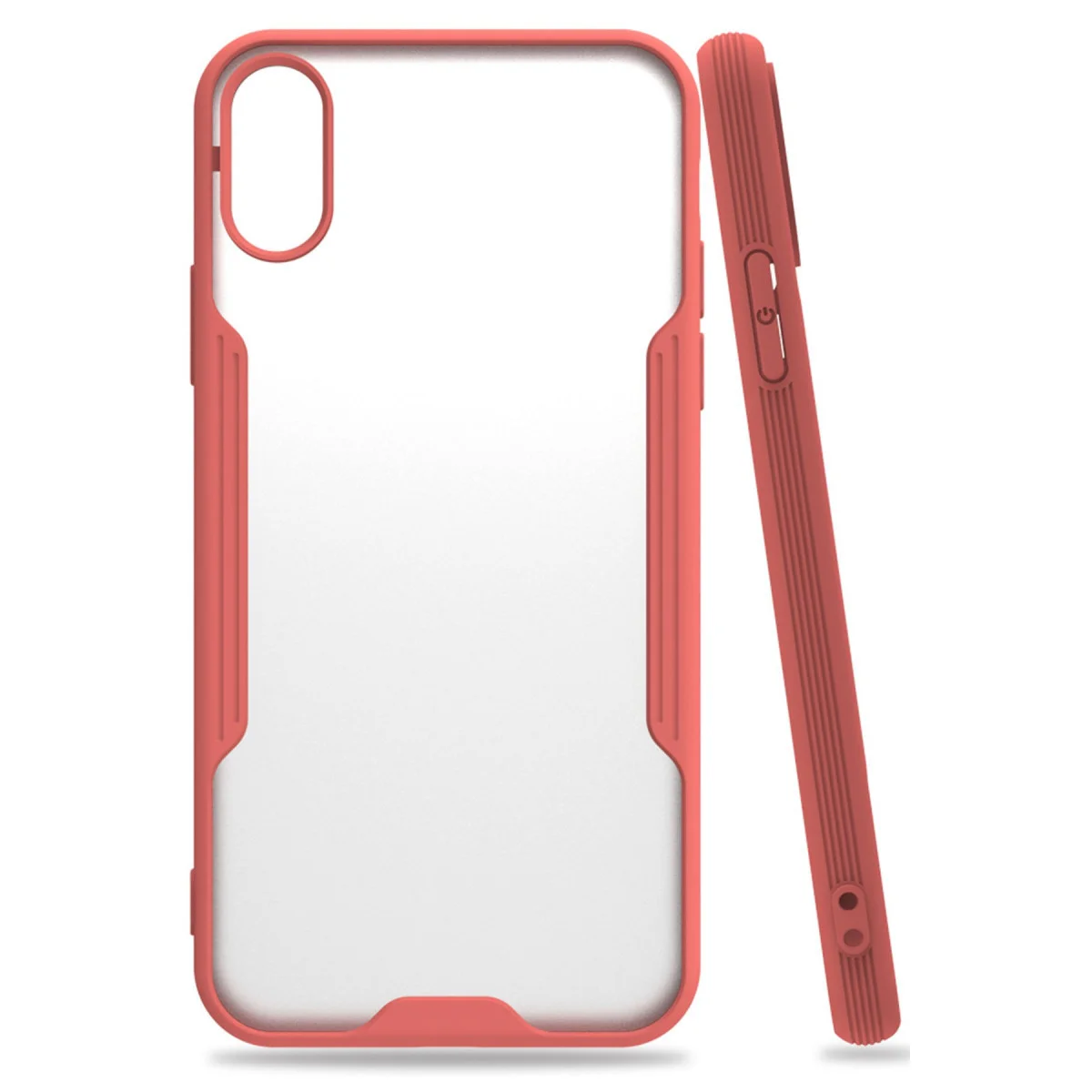 iPhone X Kılıf Platin Silikon - Pembe | Şık ve Dayanıklı Koruma