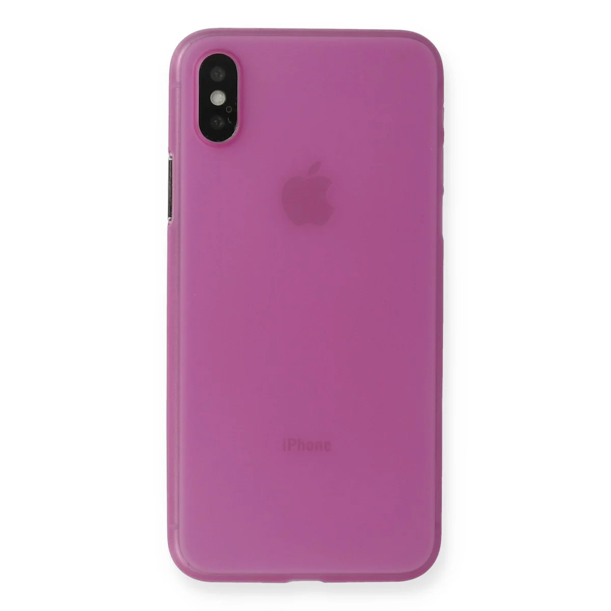 iPhone X Kılıf: Ultra İnce PP Kapak Pembe - Şık ve Korumalı
