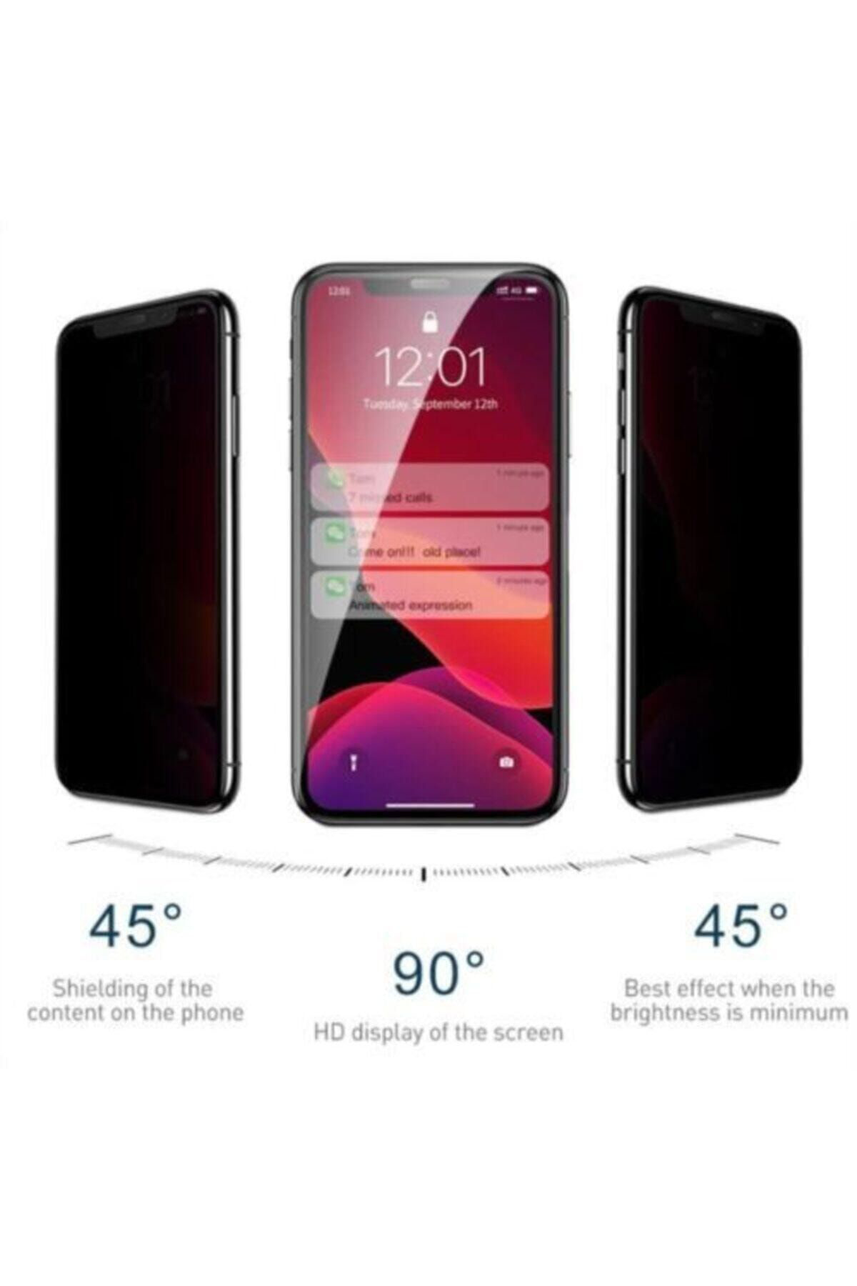 Iphone X Kırılmaz Cam Tam Kaplayan Hayalet Cam