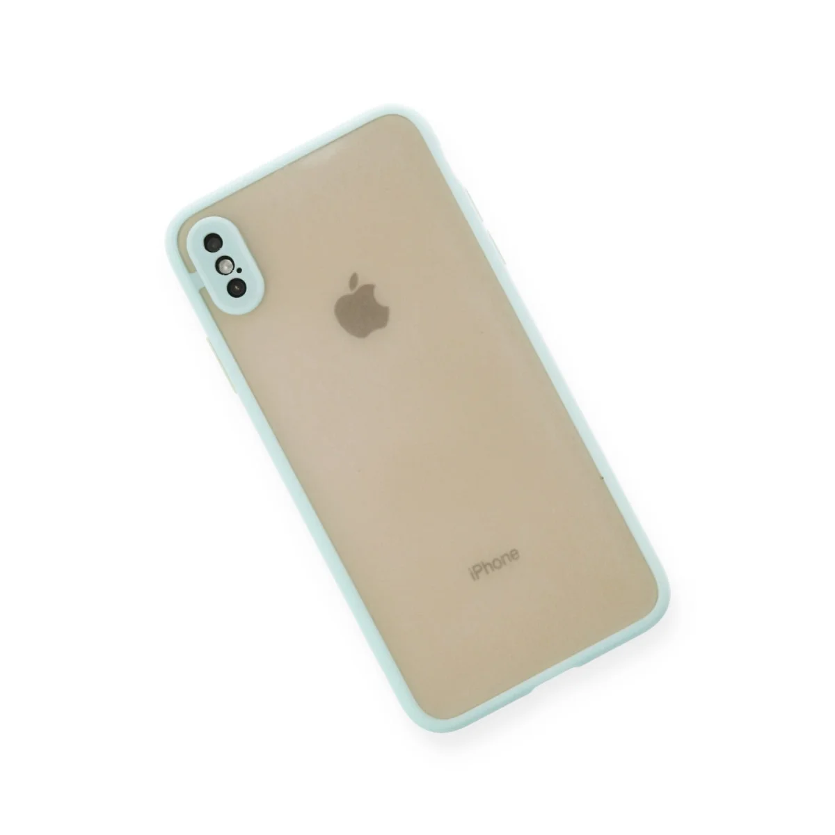 iPhone X Montreal Silikon Kılıf - Turkuaz Yüksek Koruma Kapak