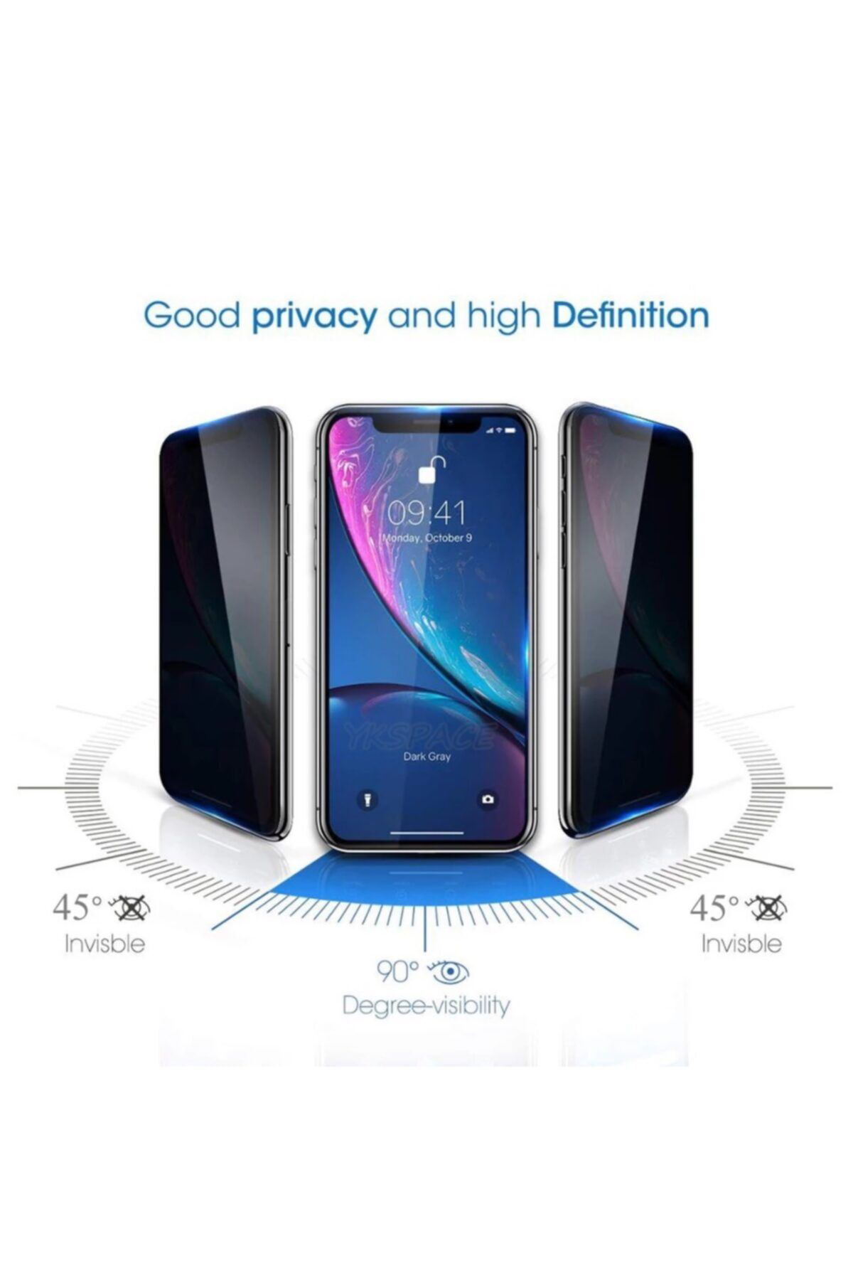 Iphone X - Xs-11pro (birebir Aynı) 6d Kavisli Temperli Hayelet Ek