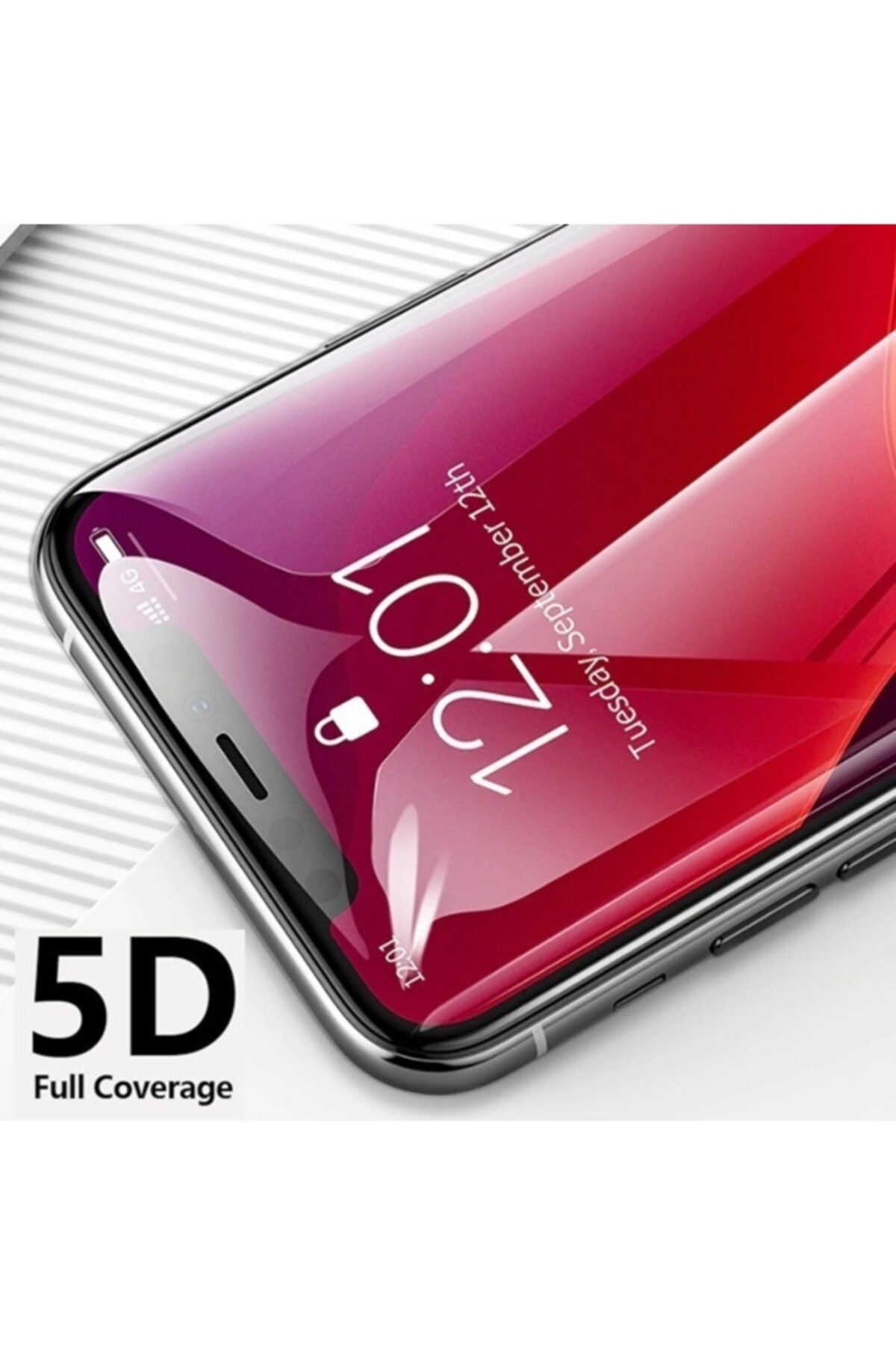 Iphone X / Xs 5d Ultra Kavisli Ekran Koruyucu Kırılmaz Cam Iphone