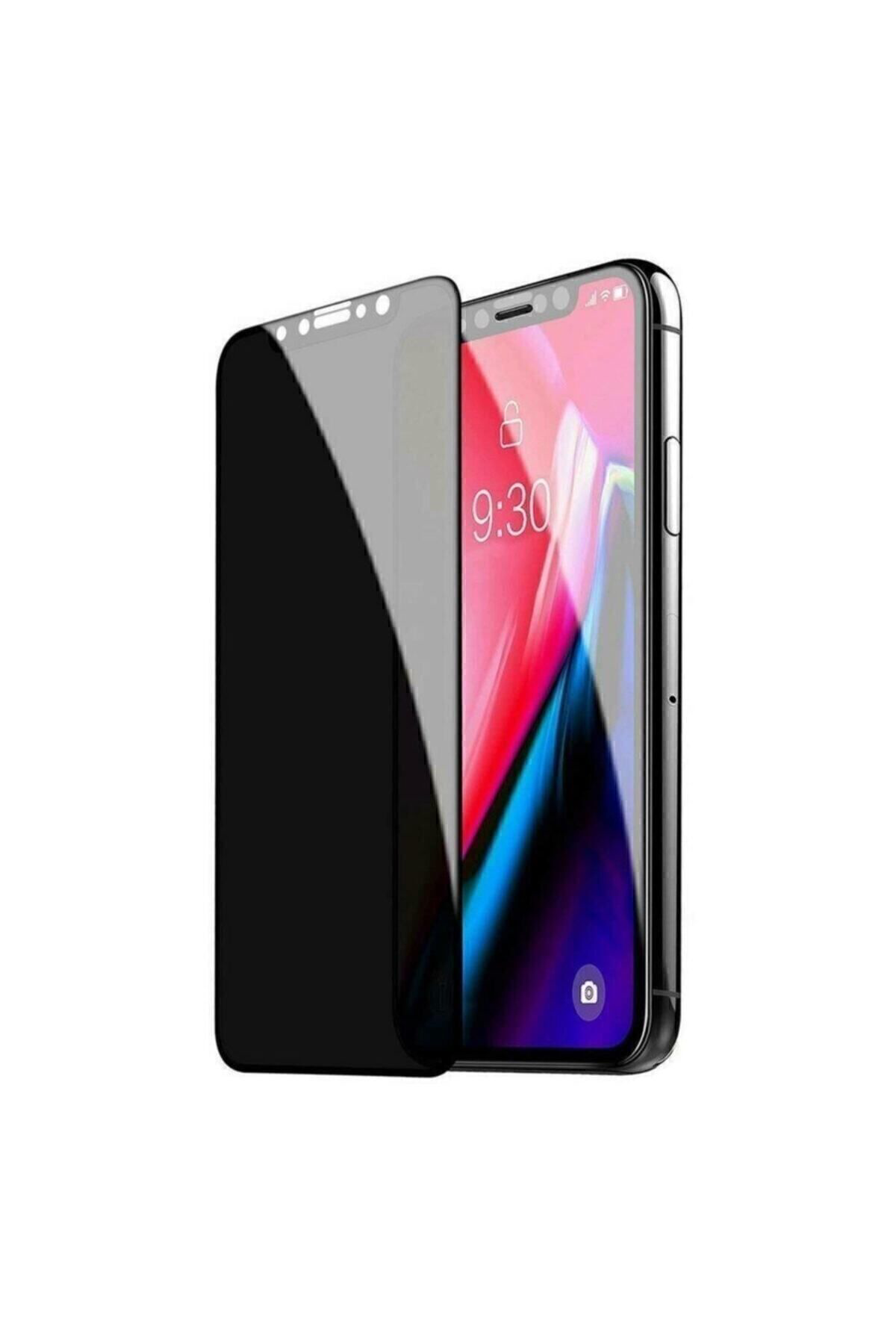 Iphone X / Xs Gizli Hayalet 5d Tam Kaplayan Kırılmaz Cam ( Siyah 