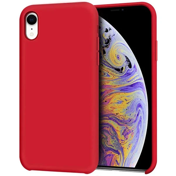 iPhone XR 6.1" Kadife İçi Liquid Silikon Kılıf - Sarılmaz Kaydırmaz