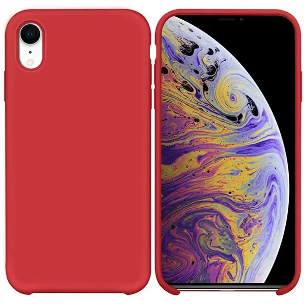 iPhone XR 6.1" Kadife İçi Liquid Silikon Kılıf - Sarılmaz Kaydırmaz