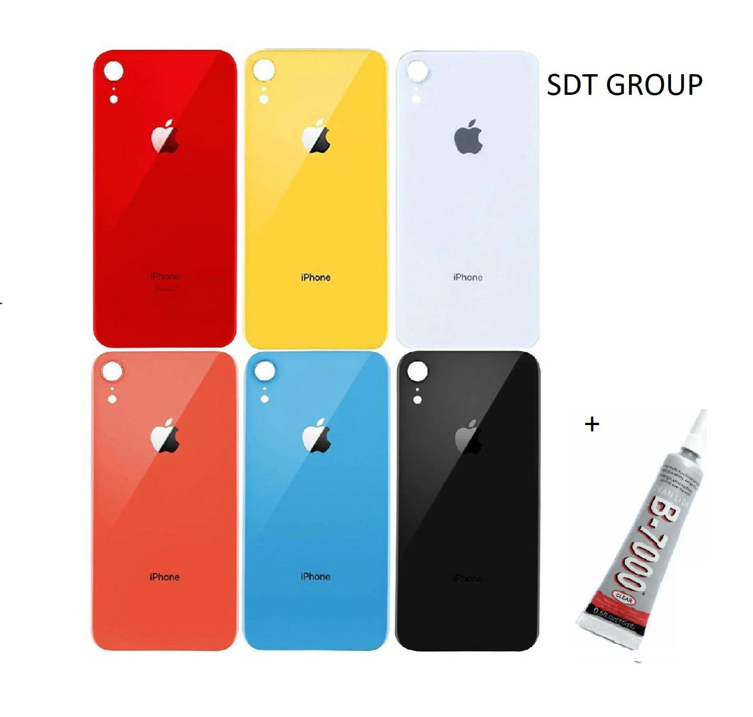 iPhone XR Arka Batarya Pil Kapağı KIRMIZI (B7000 1