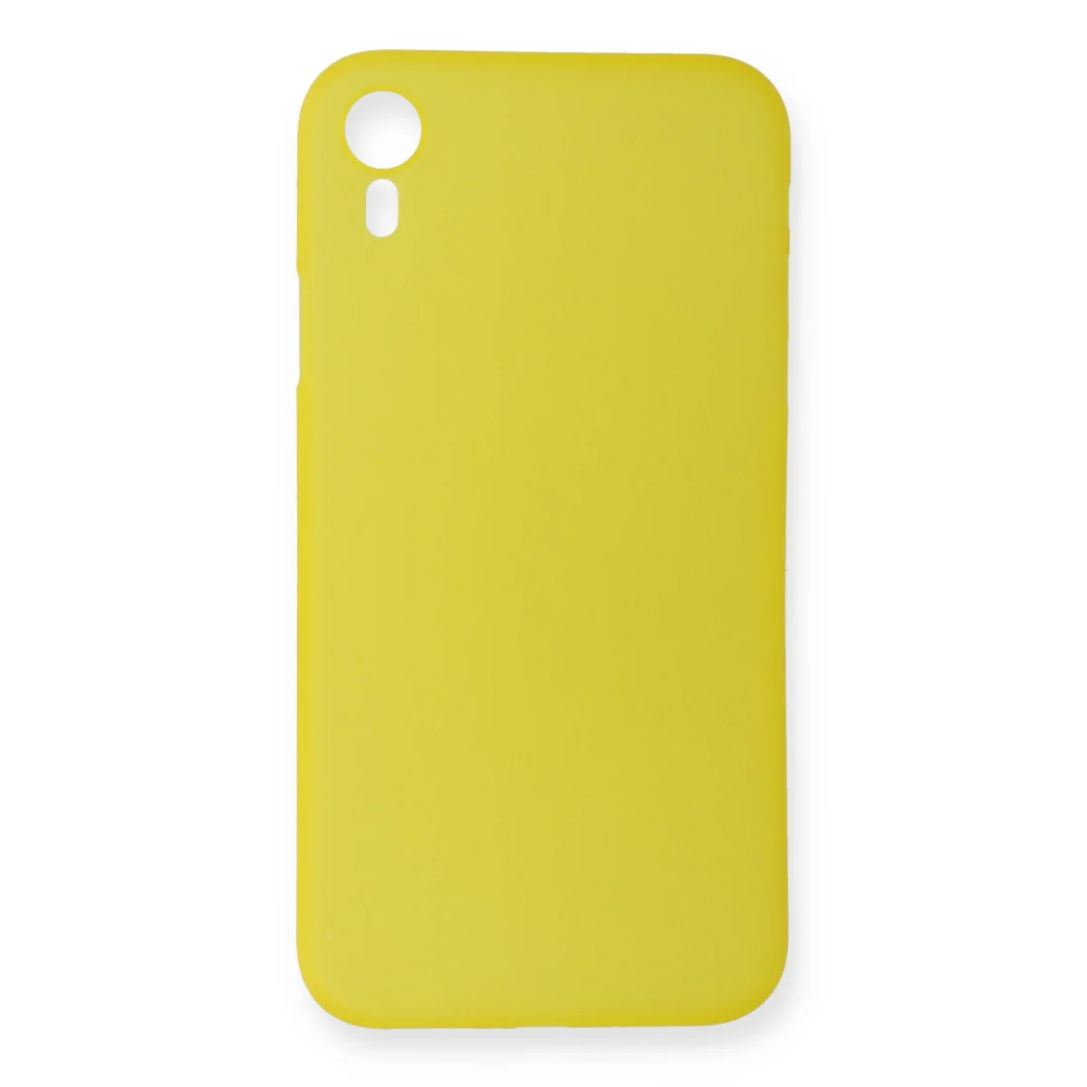 iPhone XR Ultra İnce PP Kılıf - Sarı Renk, Estetik ve Güvenli Koruma
