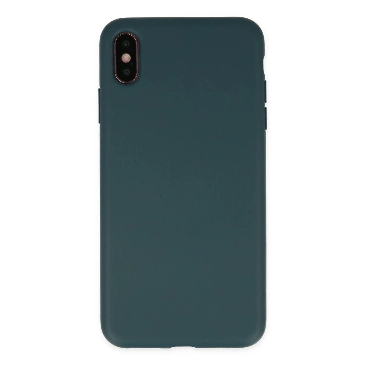 iPhone Xs Max ile Uyumlu Nano İçi Kadife Silikon Kılıf - Koyu Yeşil Yerli Üretim Fiyatı, Yorumları ve Özellikleri